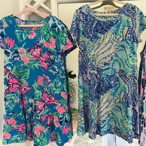 Lilly Pulitzer M 6-7 knit printed dress bundle